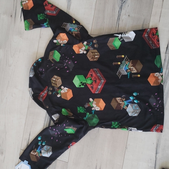 NWT Boys Minecraft Pajamas size 6 - Picture 3 of 5